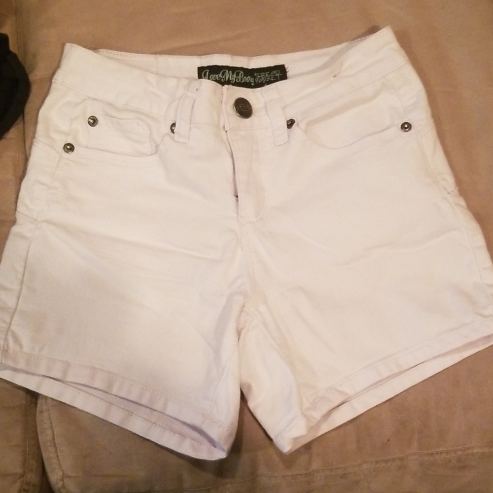White shorts